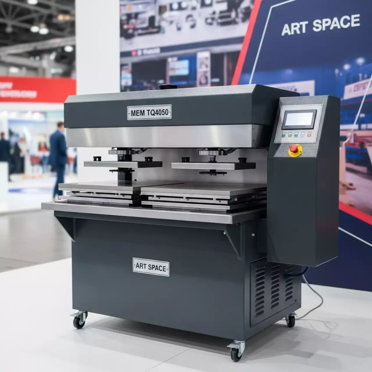 Аренда Термопресс плоский MEM TQ4050 40х50 см 2 стола для DTF печати в Керлинговом центре «Ледяной куб» — ART SPACE