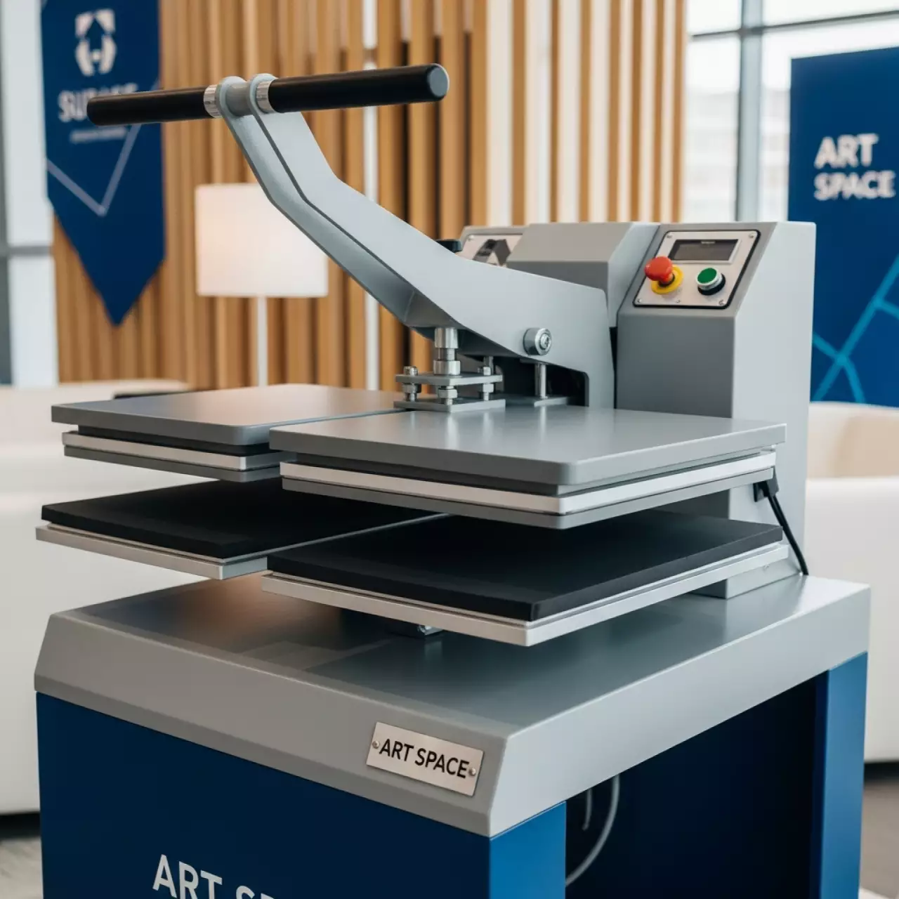 Аренда Термопресс плоский MEM TQ4050 40х50 см 2 стола DTF в Mantera Supreme — ART SPACE