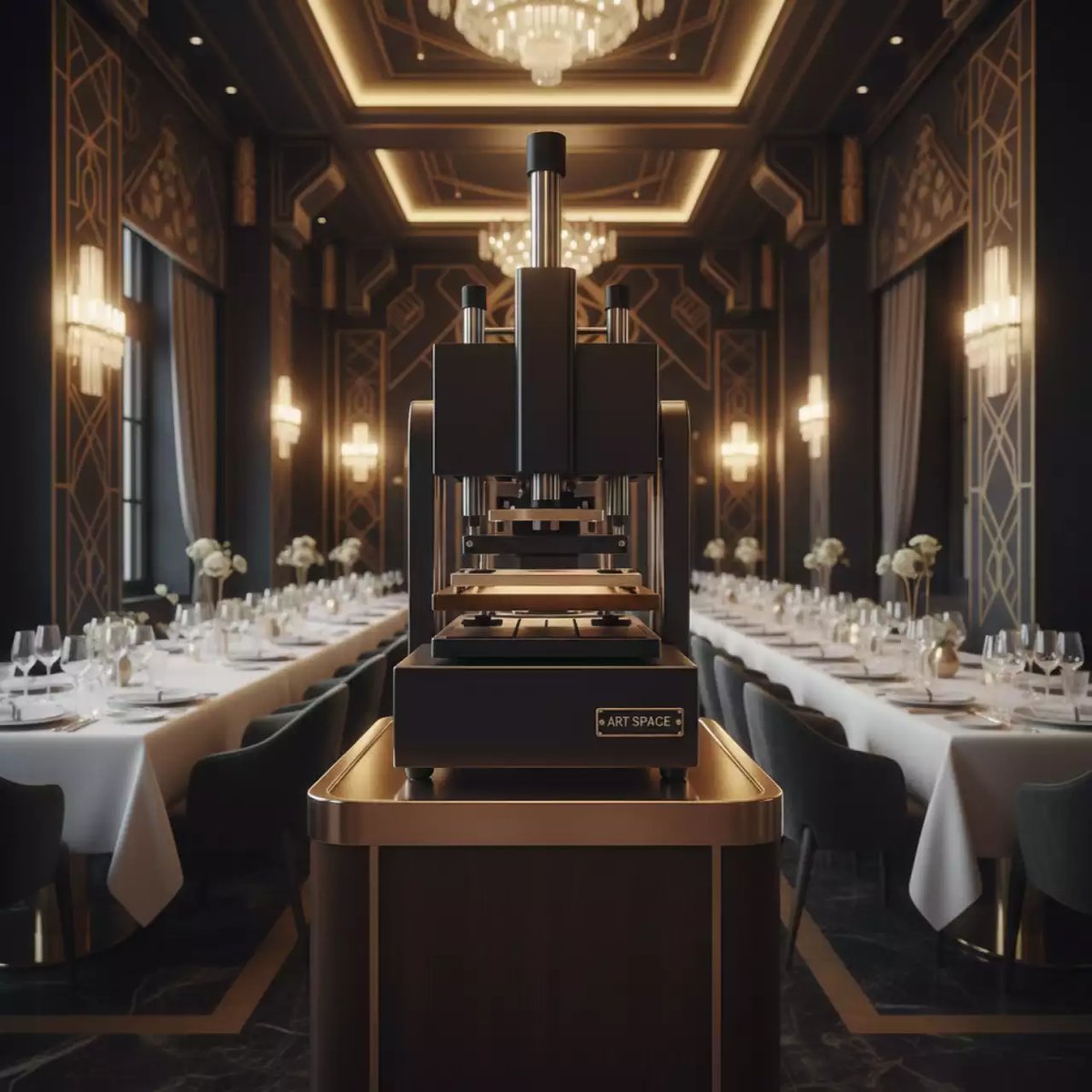 Аренда Термопресс плоский MEM TQ 3638 в ресторане «D.O.M» — ART SPACE