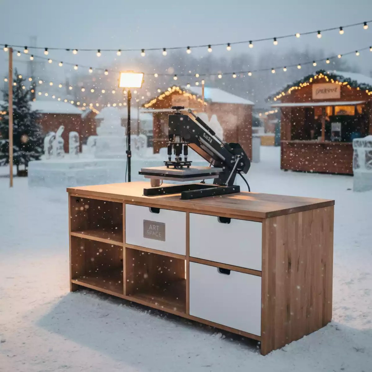 Аренда Термопресс плоский Schulze SWING S PNEU на Медальной площади — ART SPACE