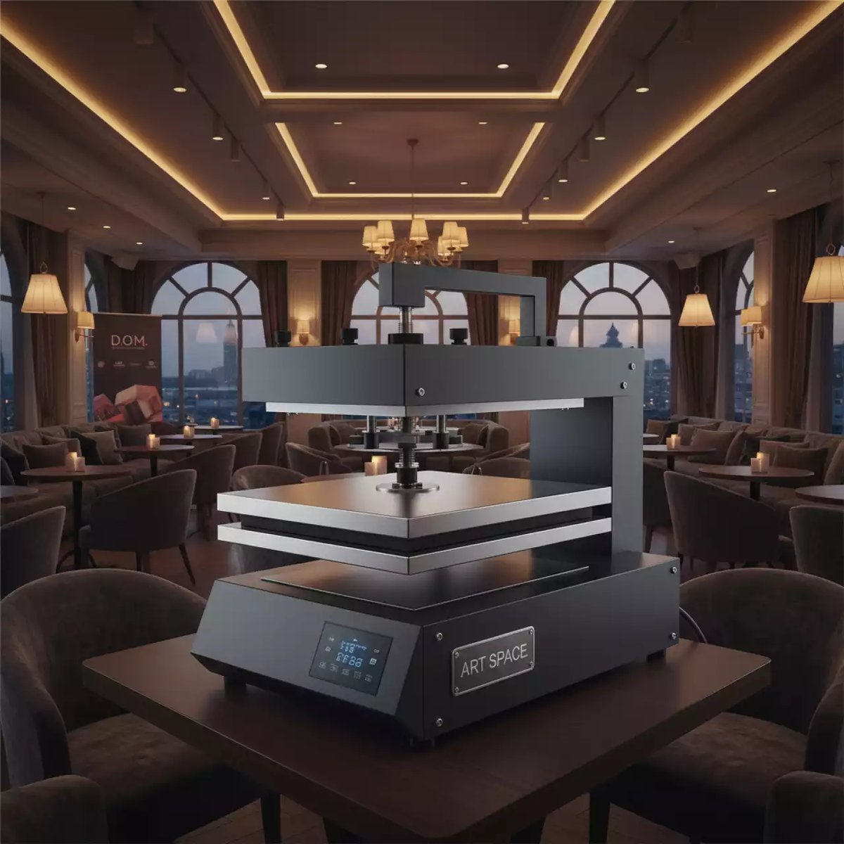 Аренда Термопресс плоский SEFA ClamPRO в ресторане «D.O.M» — ART SPACE