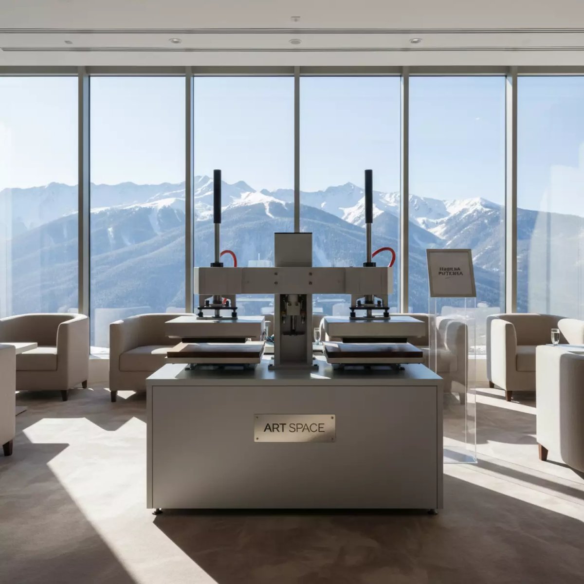 Аренда Термопресс плоский Technoprint TPDH4050 40х50 см два стола двойной нагрев в Sochi Marriott Krasnaya Polyana — ART SPACE