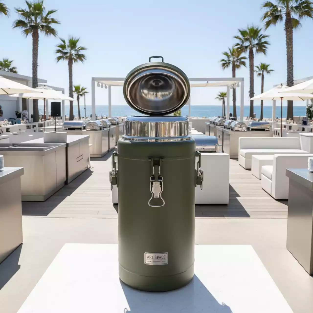 Аренда Термос армейский 20 л в пляжном клубе Del Mar — ART SPACE