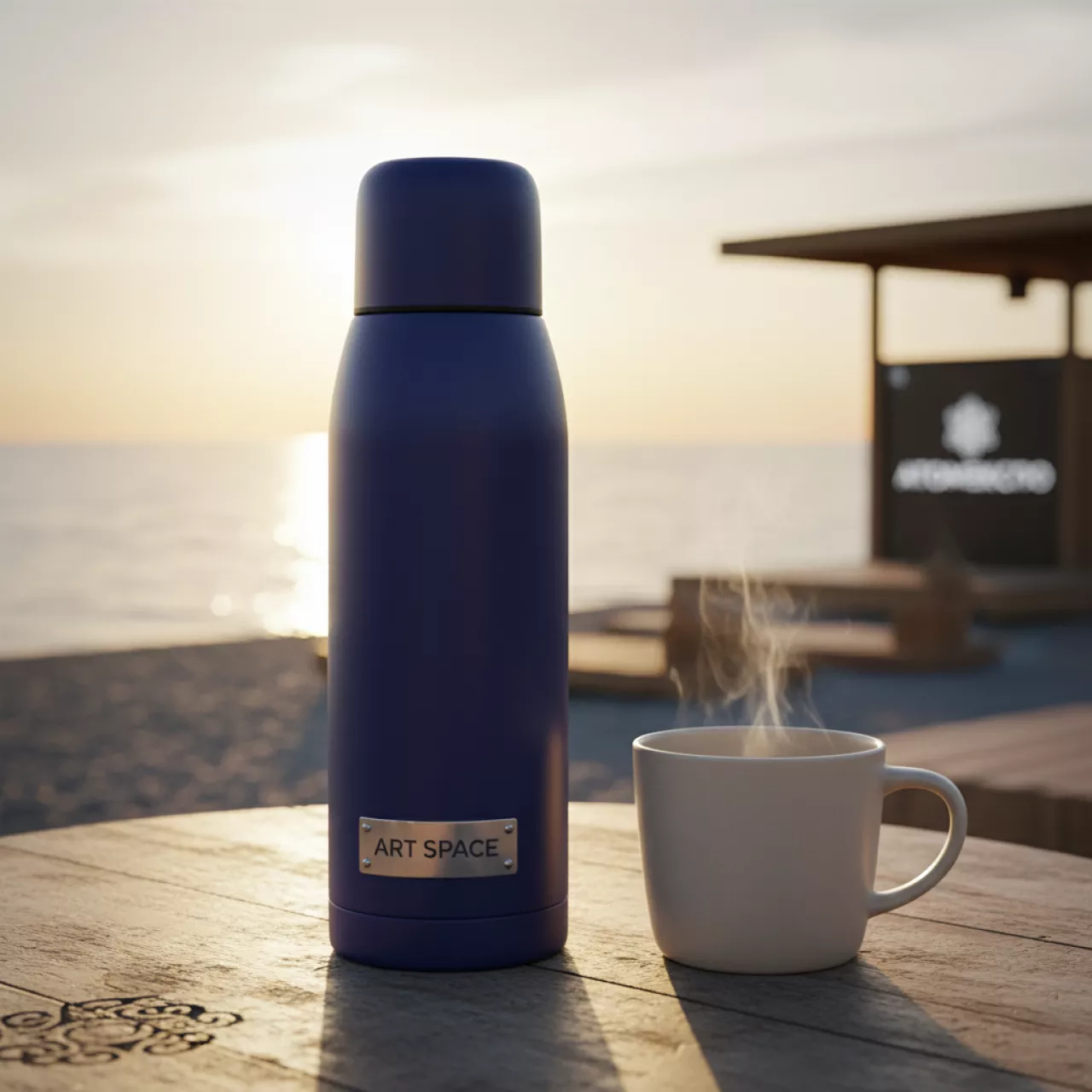 Аренда Термос кофейник 1 л на пляже «Мандарин» — ART SPACE
