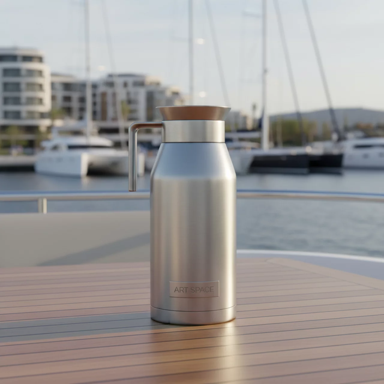 Аренда Термос кофейник металлический на VIP-яхте (Имеретинский порт) — ART SPACE