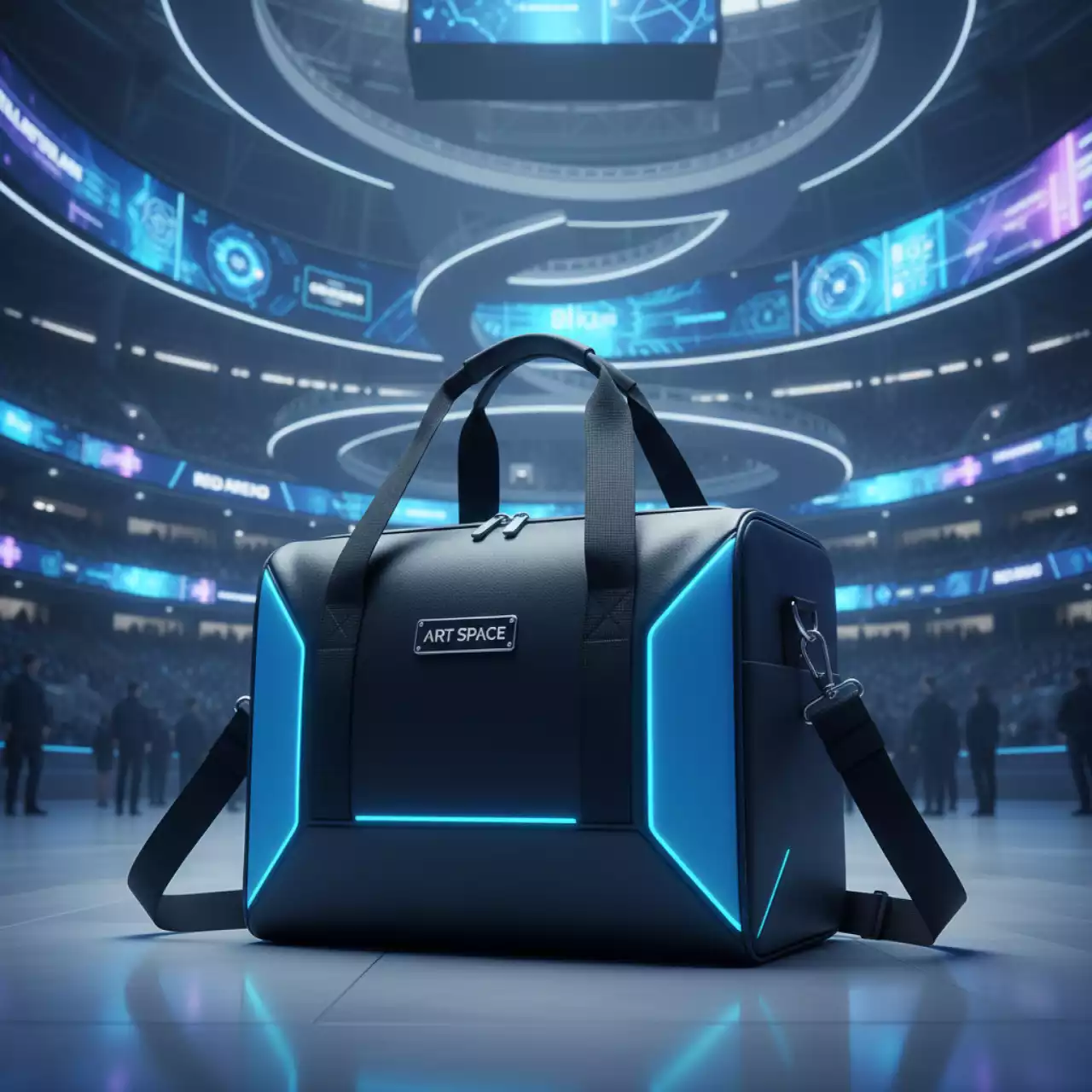 Аренда Термосумка голубо черная Green Glade полиэстер 20 л в Red Arena — ART SPACE