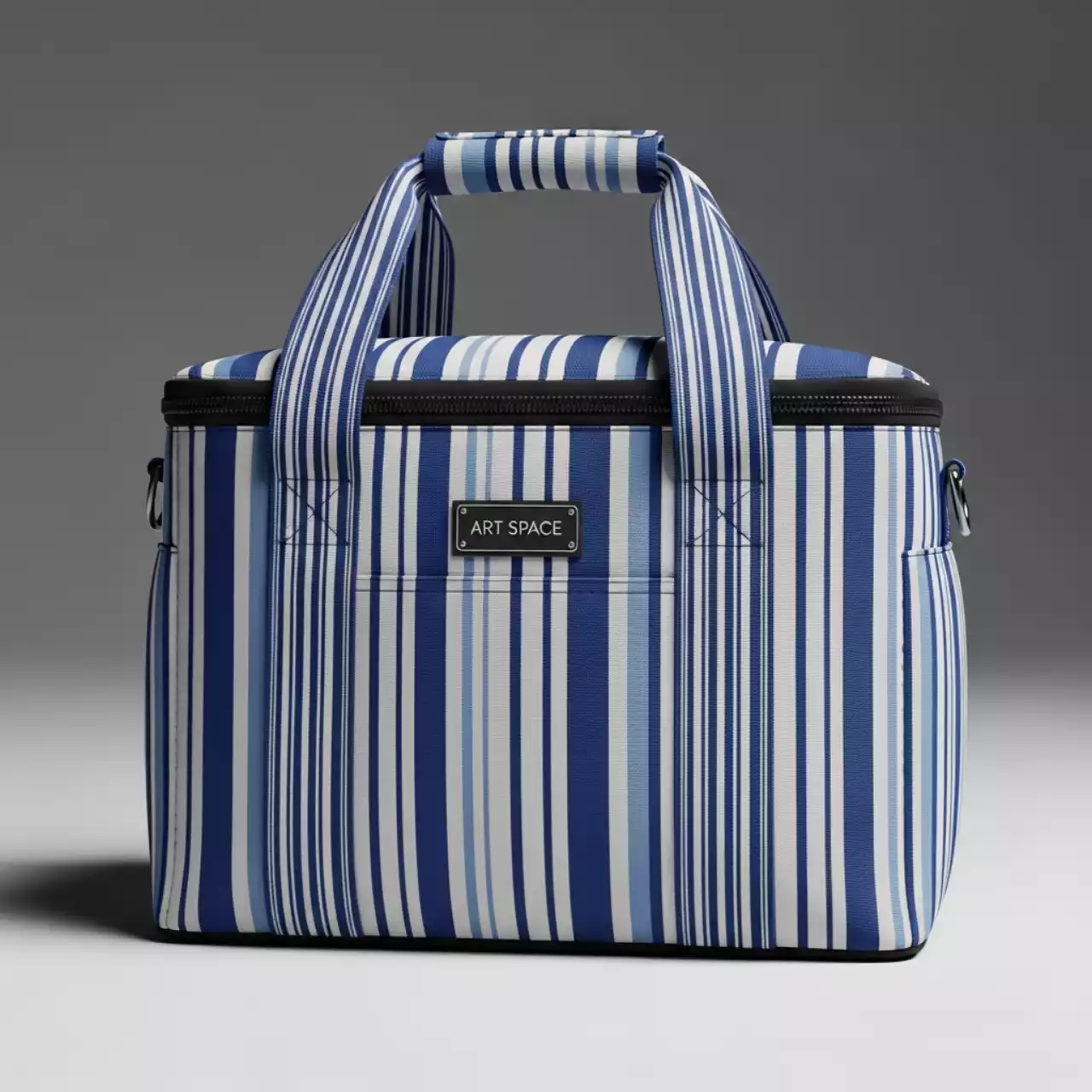Аренда Термосумка полосатая синяя Green Glade 600D полиэстер в санатории «Заполярье» — ART SPACE