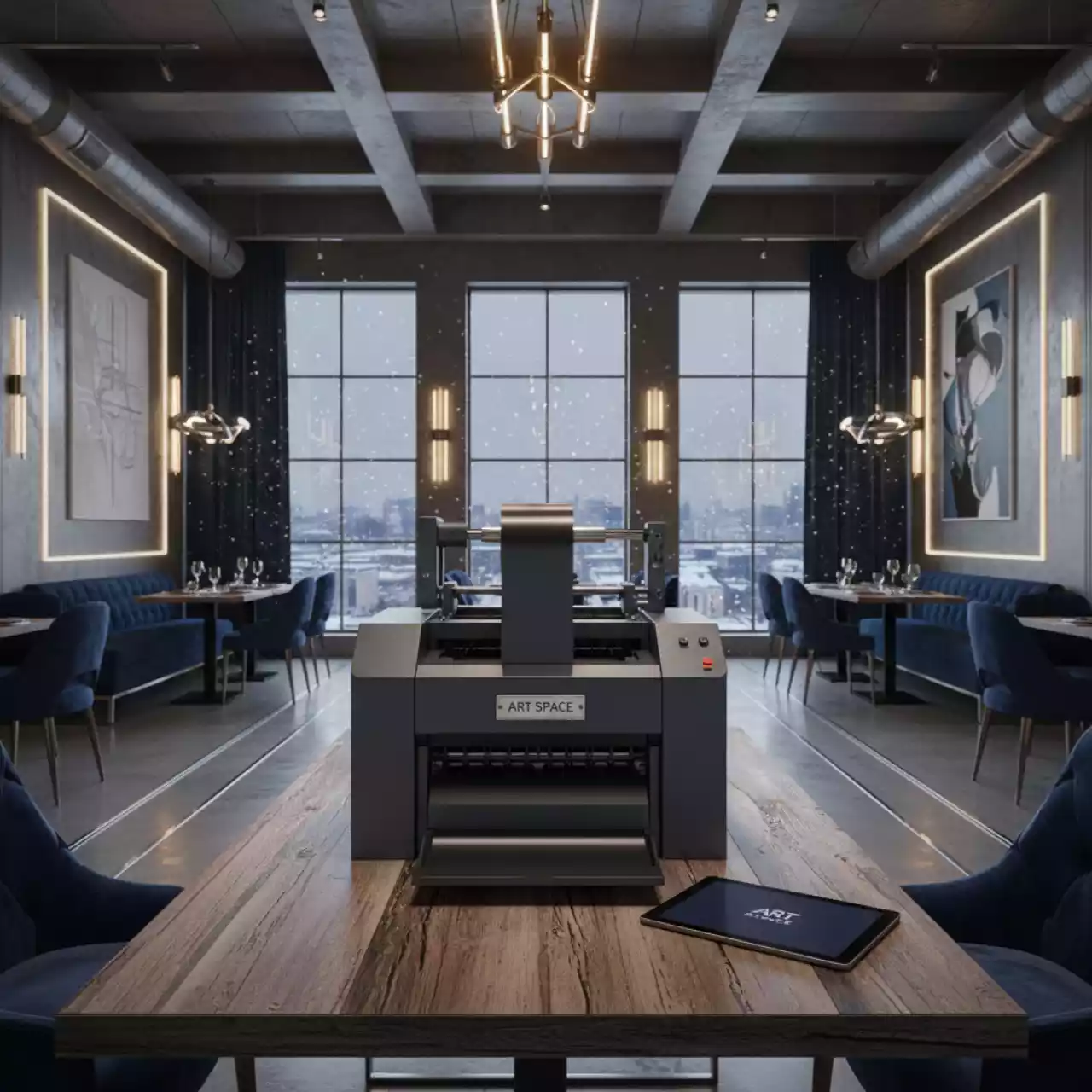 Аренда Термотрансферная красящая лента Brady M61 R6010 черная в ресторане «D.O.M» — ART SPACE