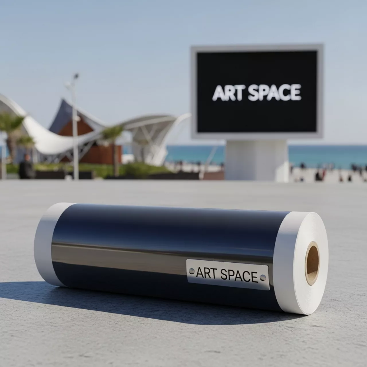 Аренда Термотрансферная красящая лента TS RESIN X 74 м 64 мм для текстиля на пляже «Маяк» — ART SPACE