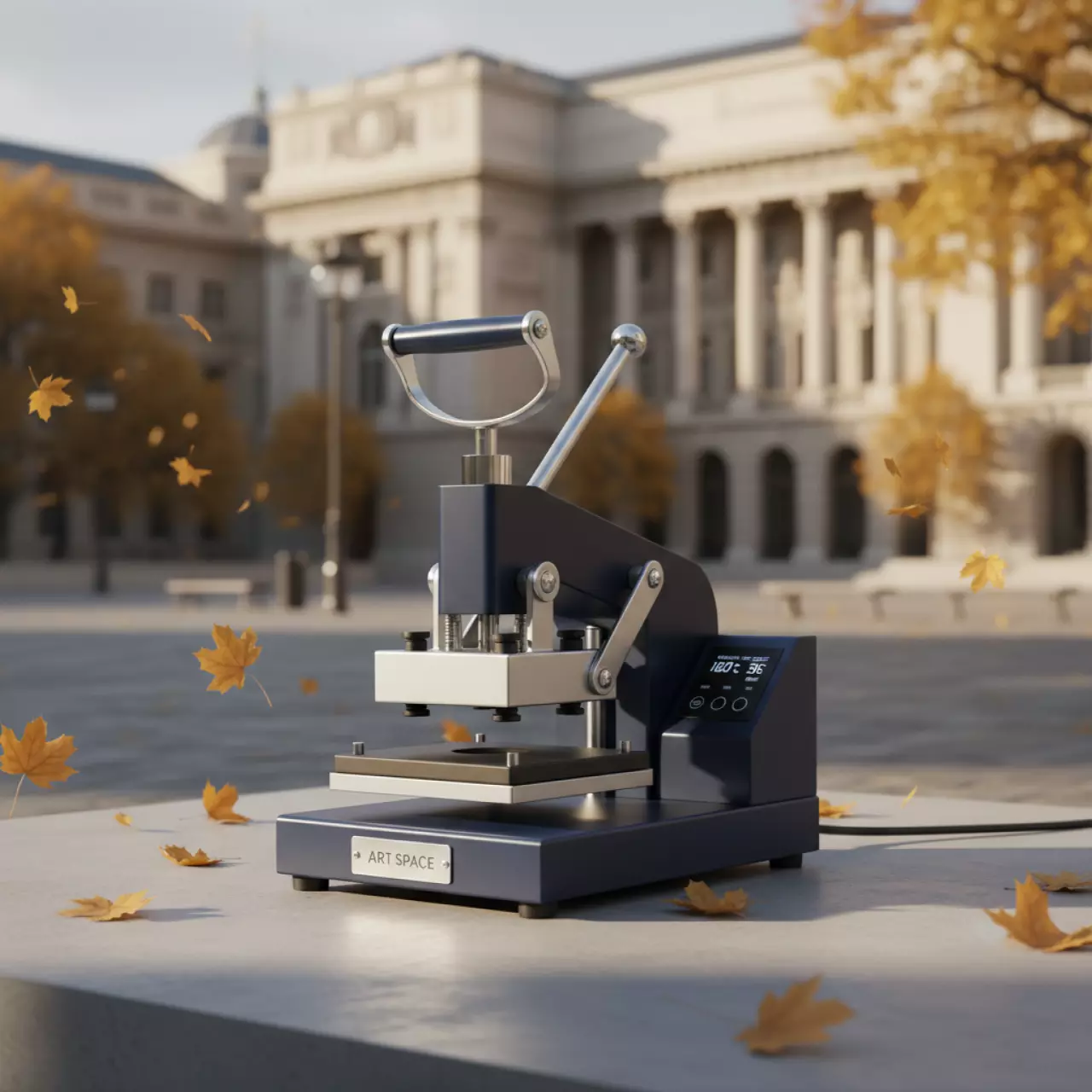 Аренда Термотрансферный пресс для бейсболок GS 501 на Медальной площади — ART SPACE