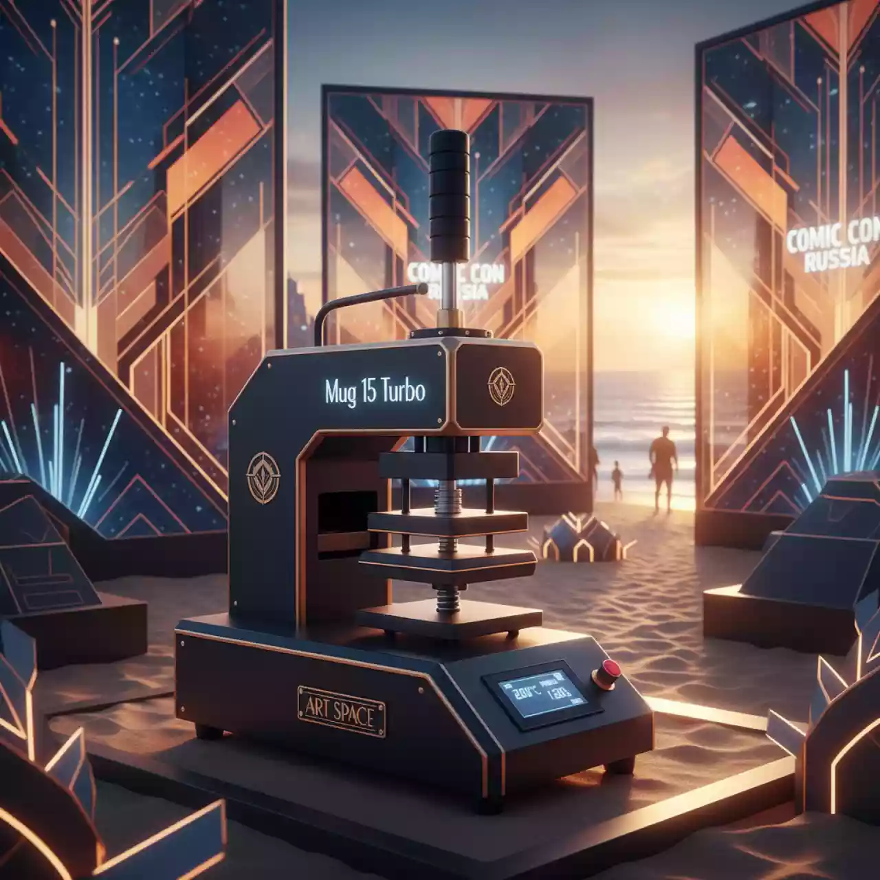 Аренда Термотрансферный пресс для кружек Mug 15 Turbo на пляже «Маяк» — ART SPACE
