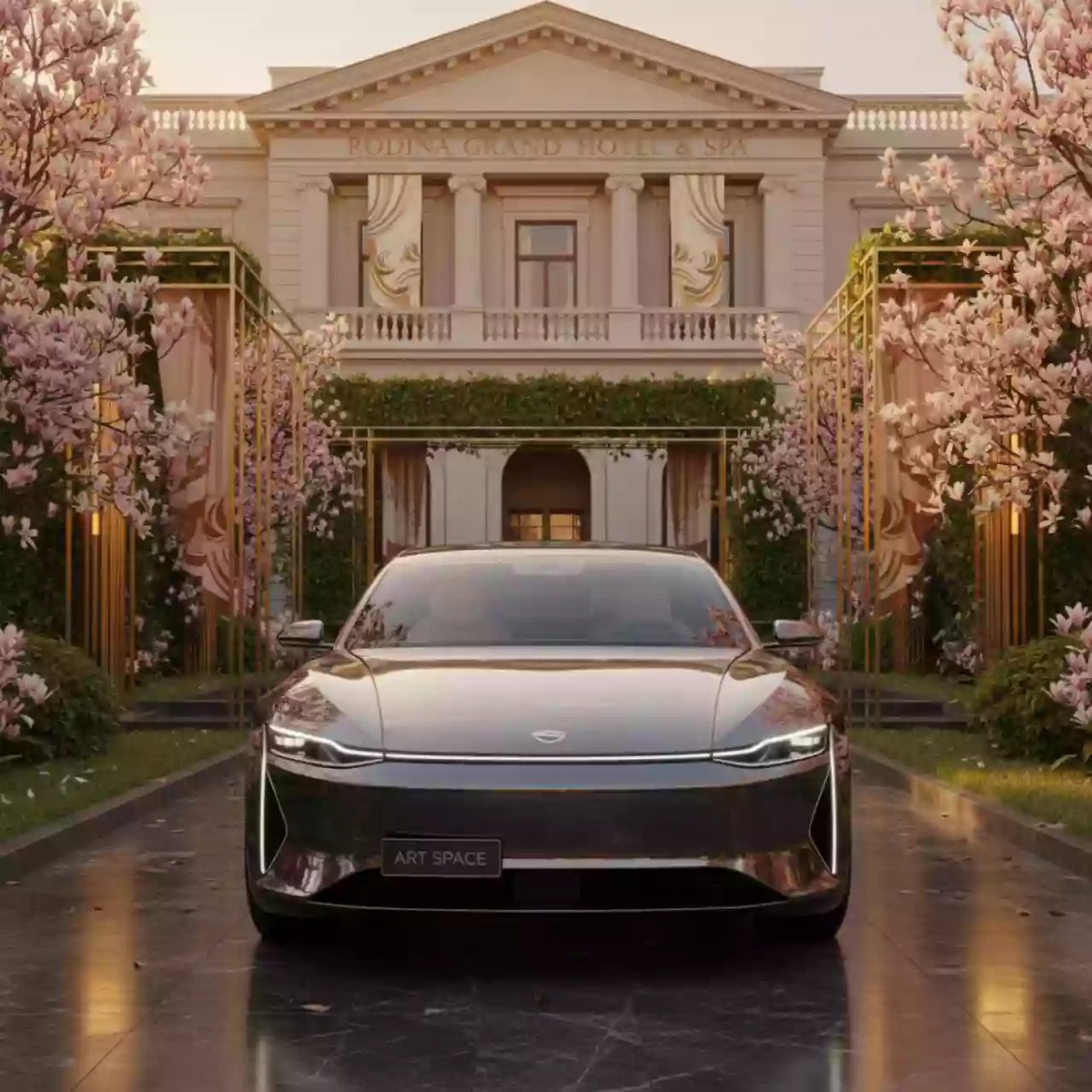 Аренда Тесла в Rodina Grand Hotel & SPA — ART SPACE
