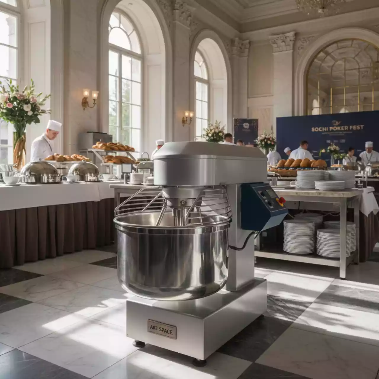 Аренда Тестомеса спирального в Green Flow Hotel — ART SPACE