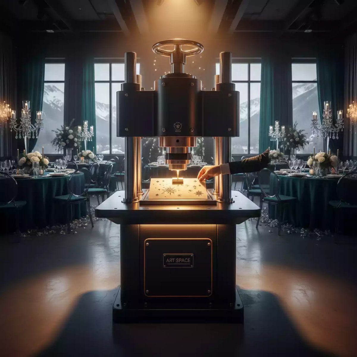 Аренда Тигельный пресс Pripack TYMQ1100 в казино «Сочи» — ART SPACE