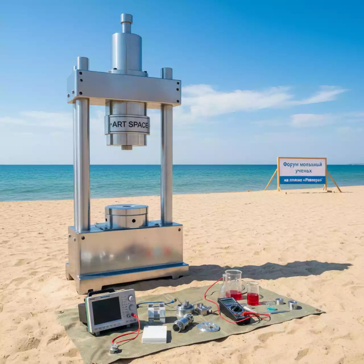 Аренда Тигельный пресс Vektor TYMB 750 на пляже «Ривьера» — ART SPACE