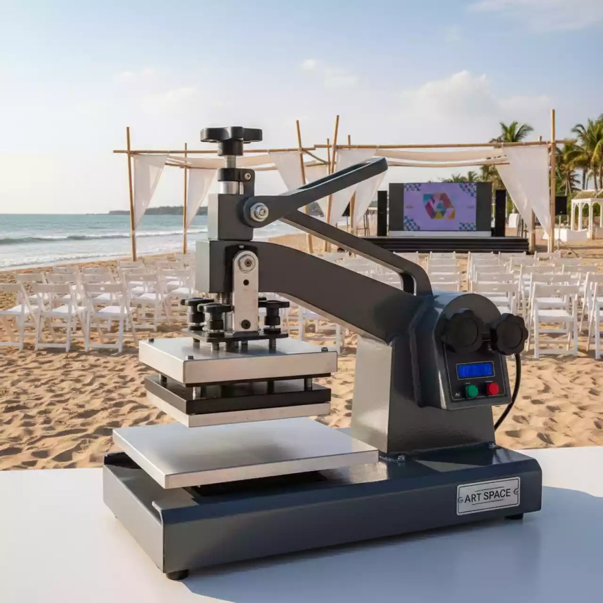 Аренда Тигельный пресс Vektor ZHHJ 720A на пляже «Маяк» — ART SPACE