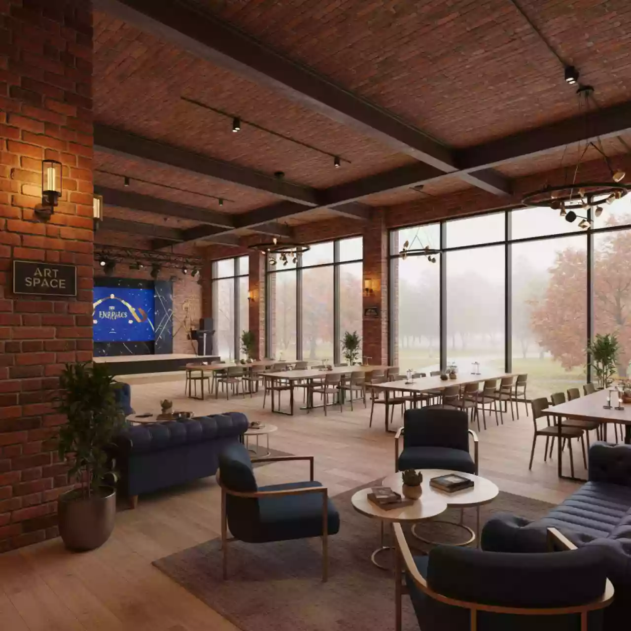 Аренда Тимбилдинг Академия Нового года в конгресс-холле отеля Жемчужина — ART SPACE