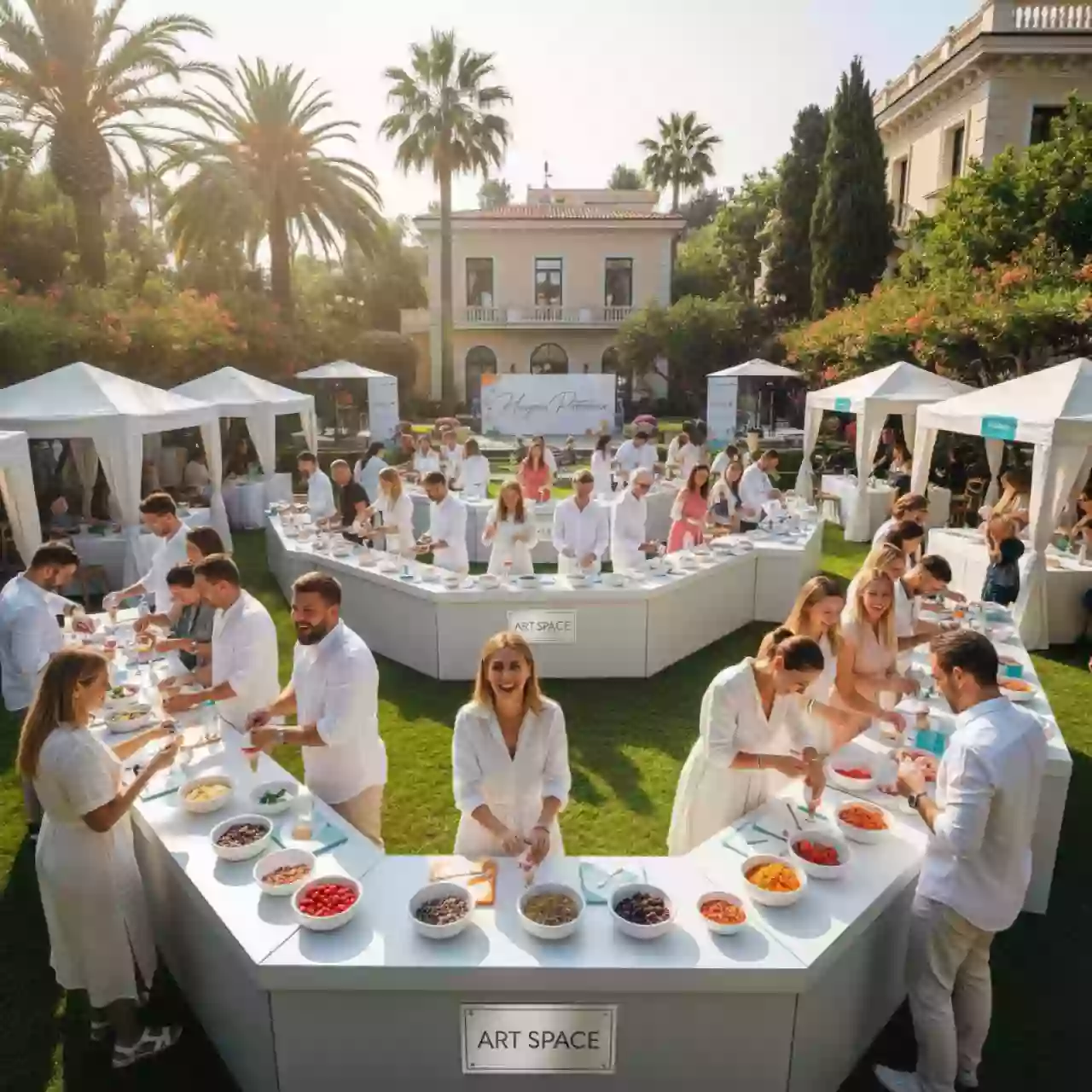 Аренда Тимбилдинг Ice Cream Fest на вилле «Анна» — ART SPACE