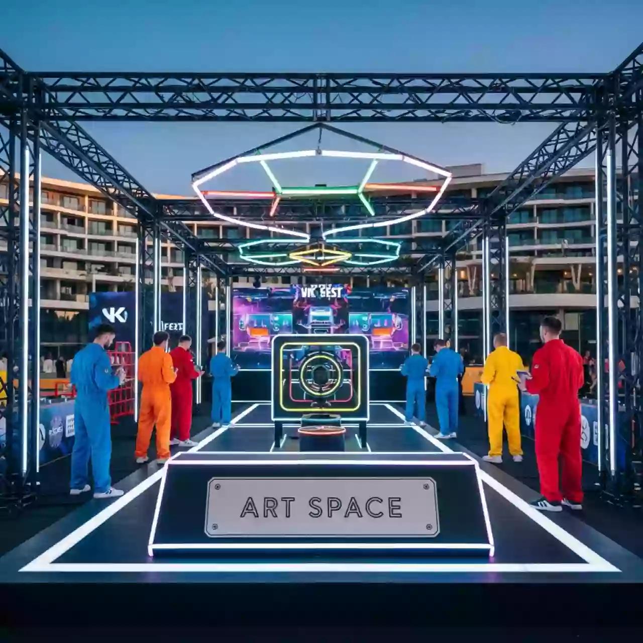 Аренда Тимбилдинг игра в кальмара в Karat Resort — ART SPACE