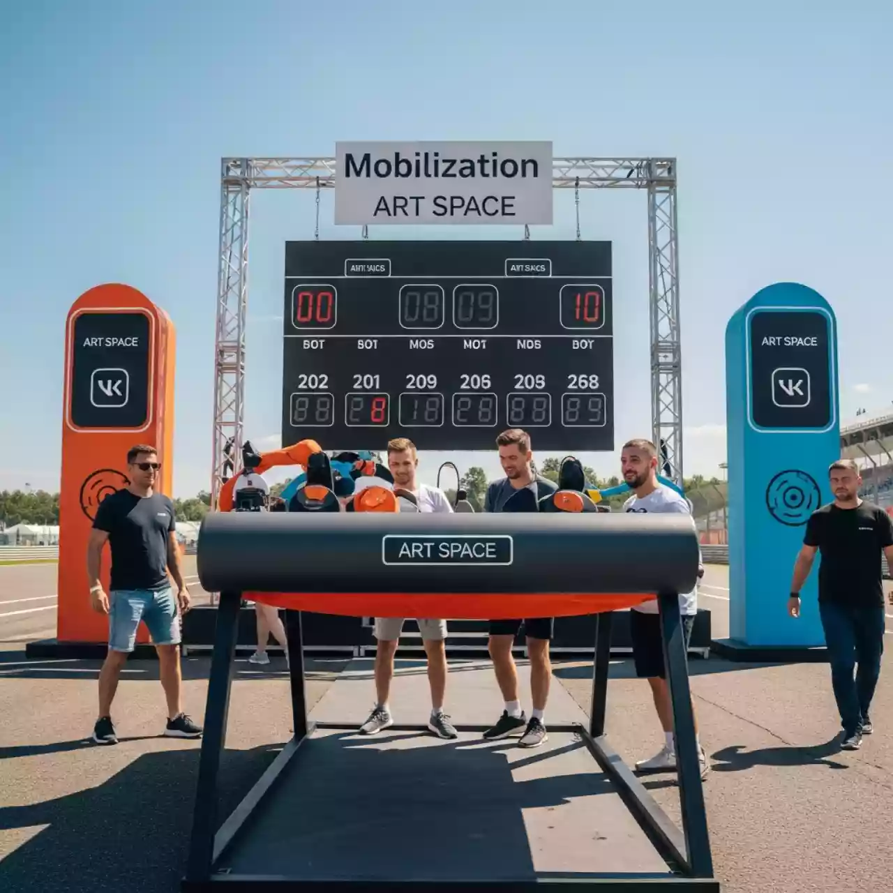 Аренда Тимбилдинг Мобилизация на Сочи Автодроме — ART SPACE