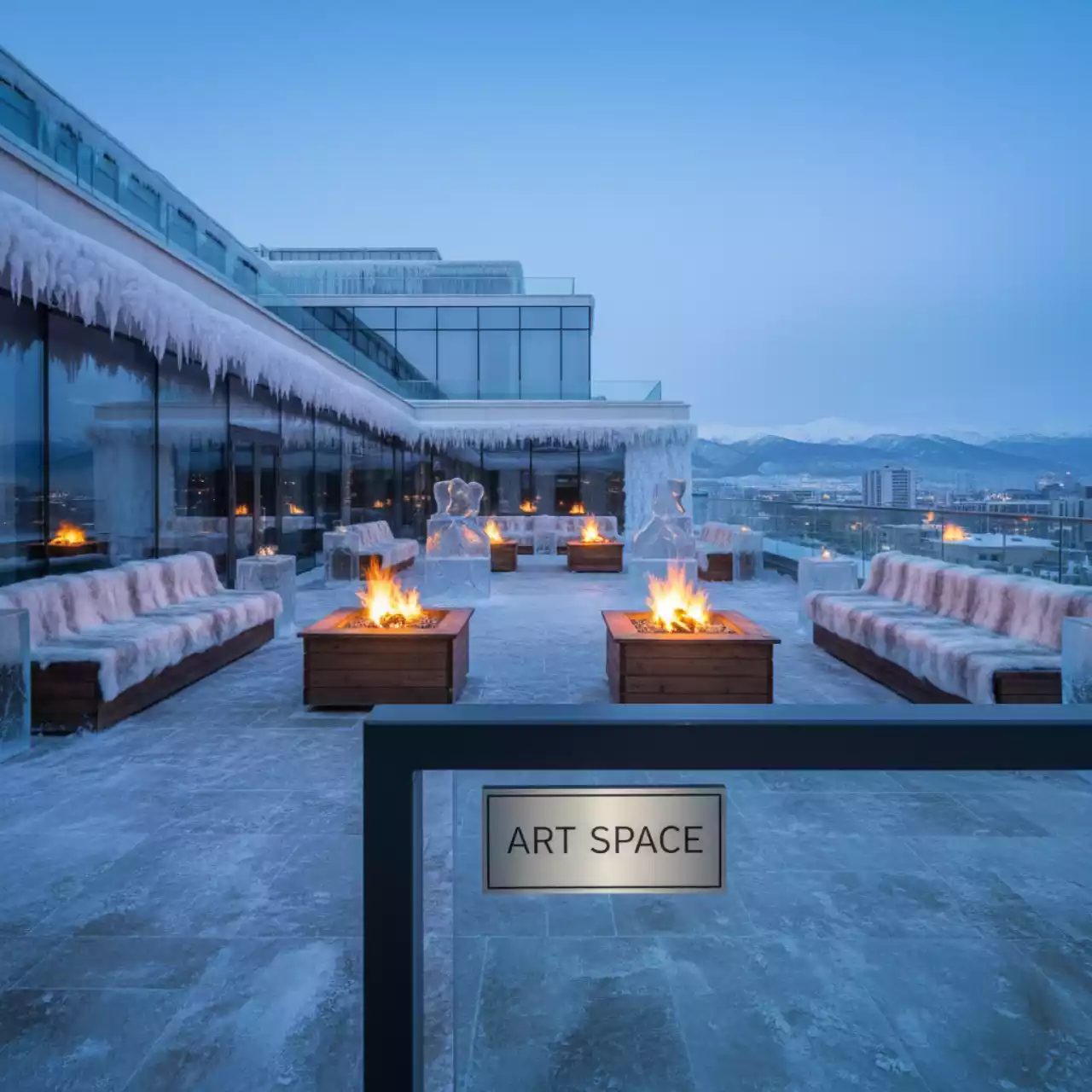 Аренда Тимбилдинг на морозе в минус 30 градусов в Grand Karat Sochi — ART SPACE