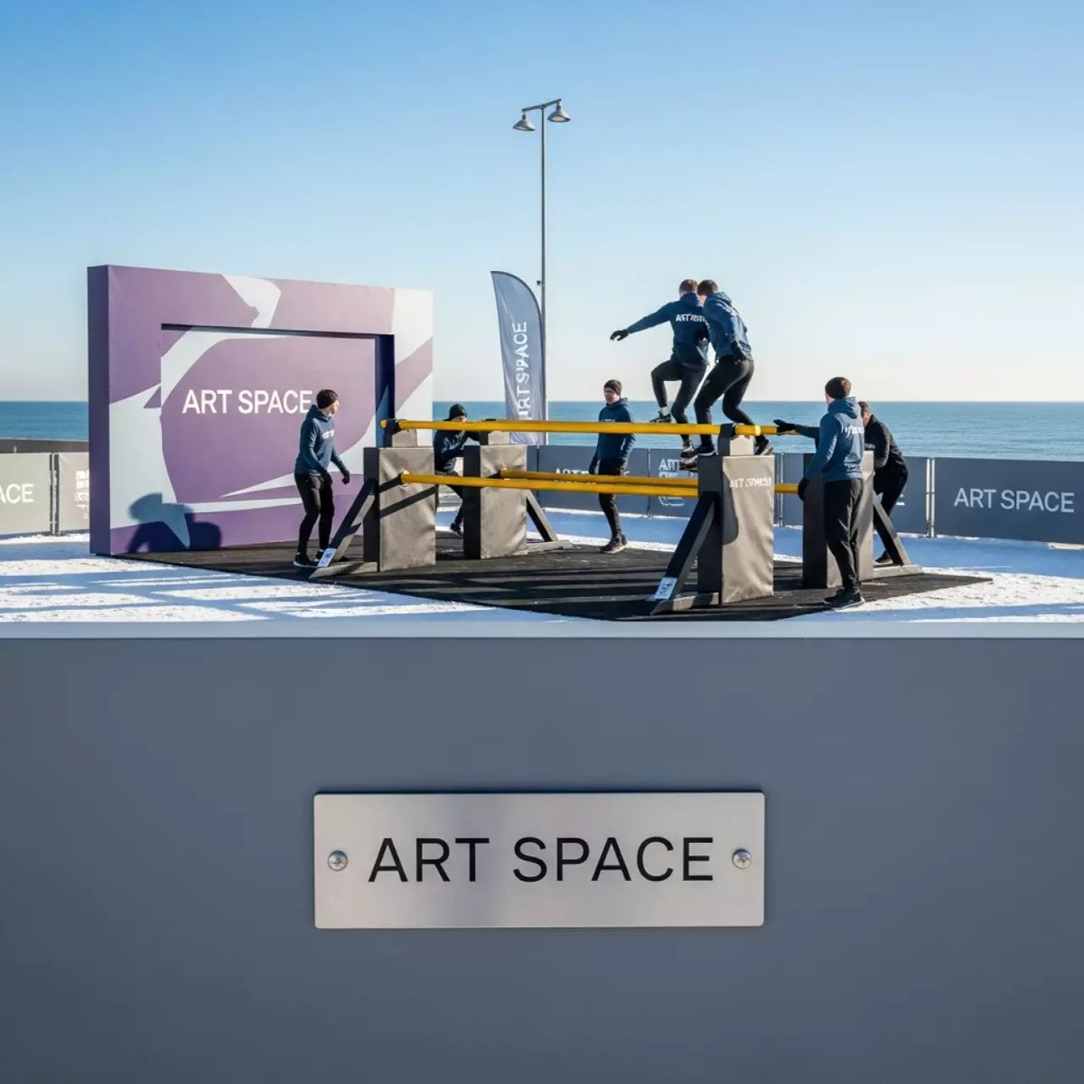 Аренда Тимбилдинг непрерывная полоса на Имеретинской набережной — ART SPACE