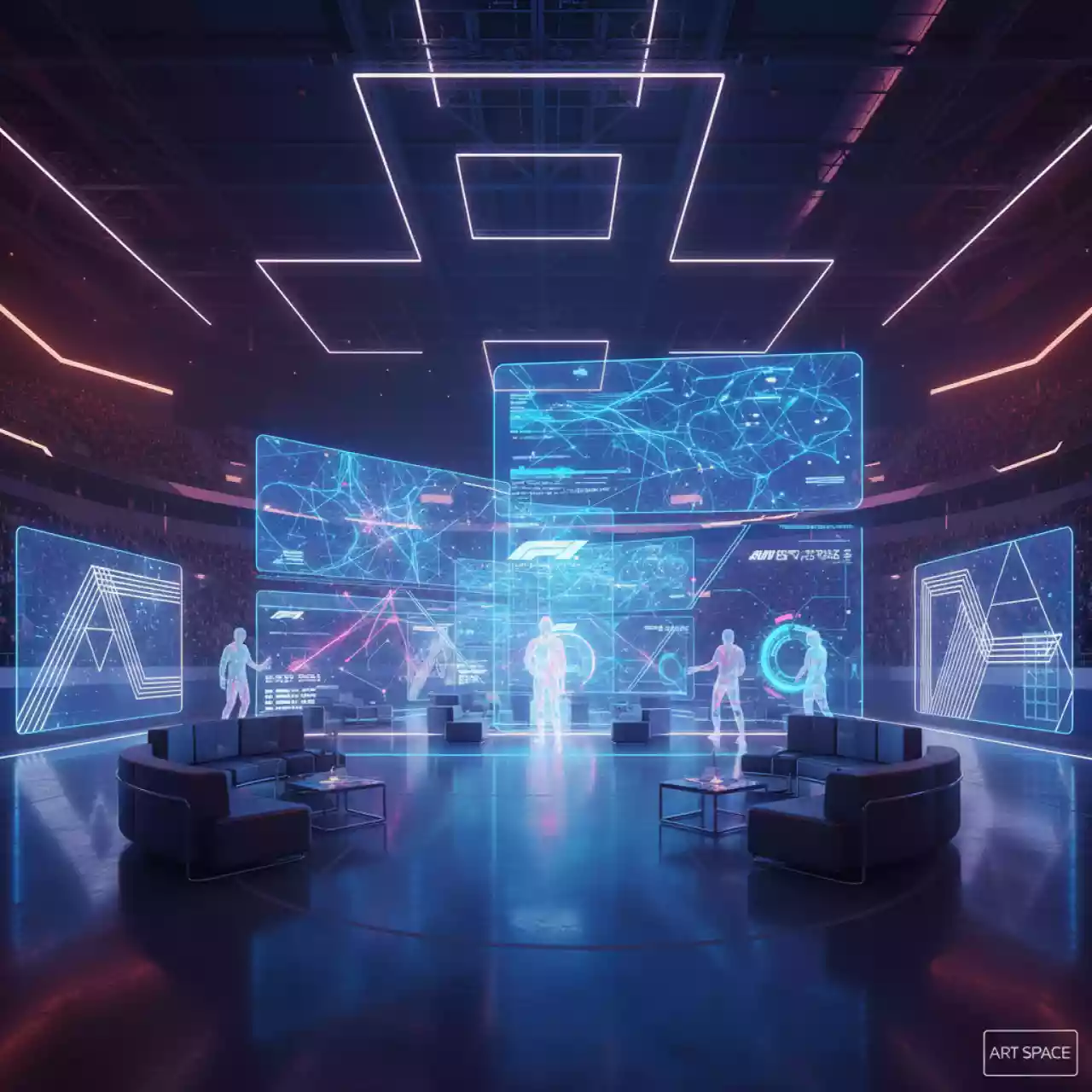 Аренда Тимбилдинг с нейросетями в ледовой арене «Шайба» — ART SPACE
