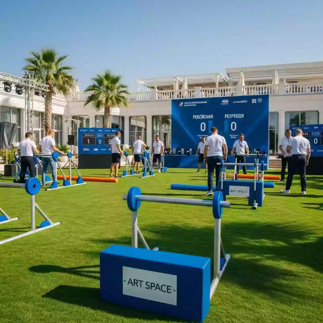 Аренда Тимбилдинг спортивный для сотрудников в ресторане «Плакучая Ива» — ART SPACE