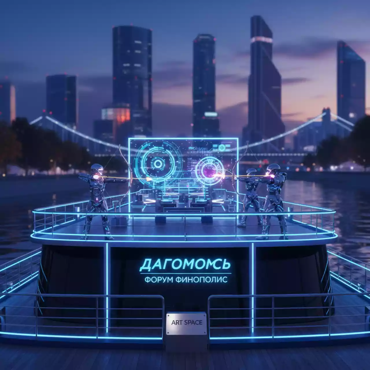 Аренда Тимбилдинг точно в цель на теплоходе «Дагомыс» — ART SPACE