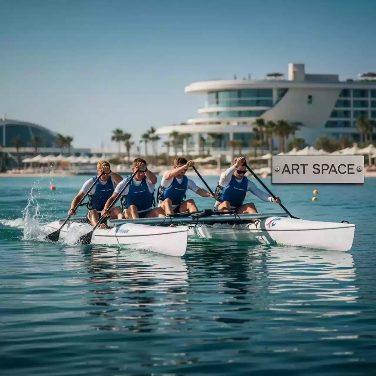 Аренда Тимбилдинг Водные гонки в Omega Sirius — ART SPACE