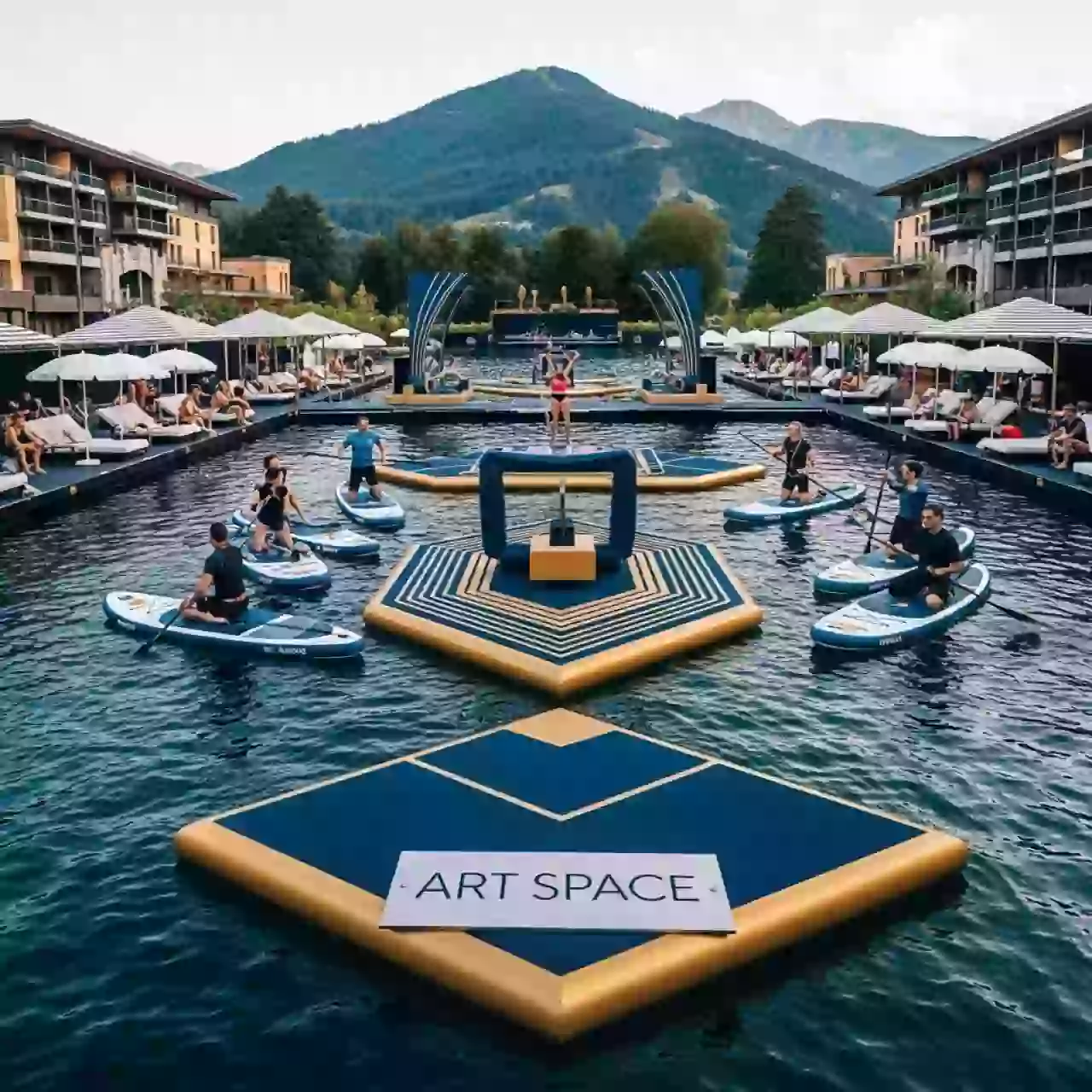 Аренда Тимбилдинг Водные приключения в Novotel Resort — ART SPACE
