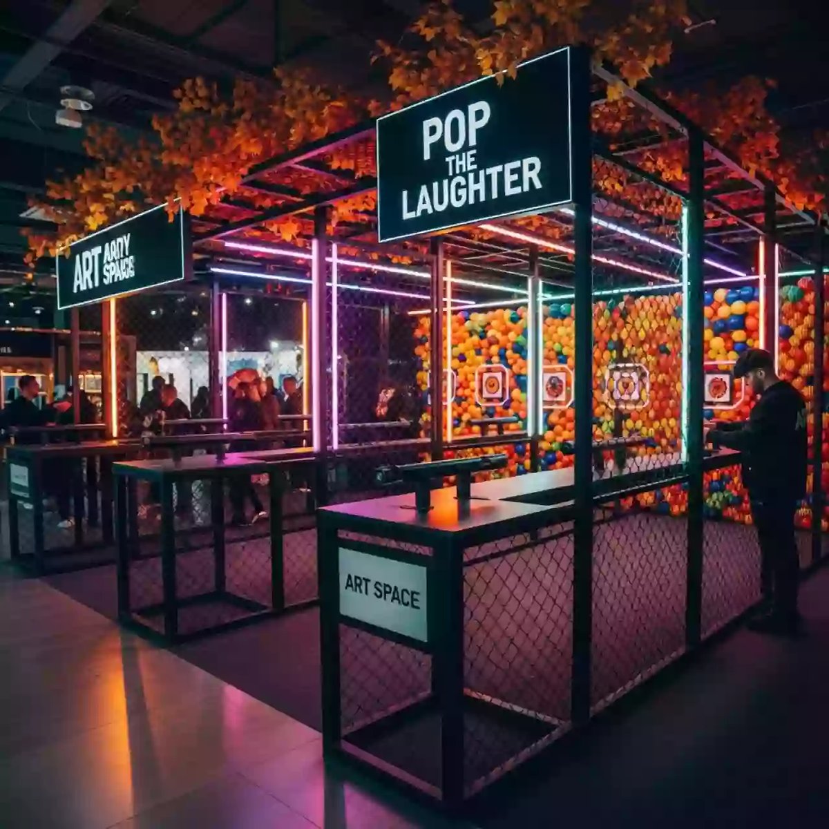 Аренда Тир лопнуть со смеху в МФК «Горный» — ART SPACE