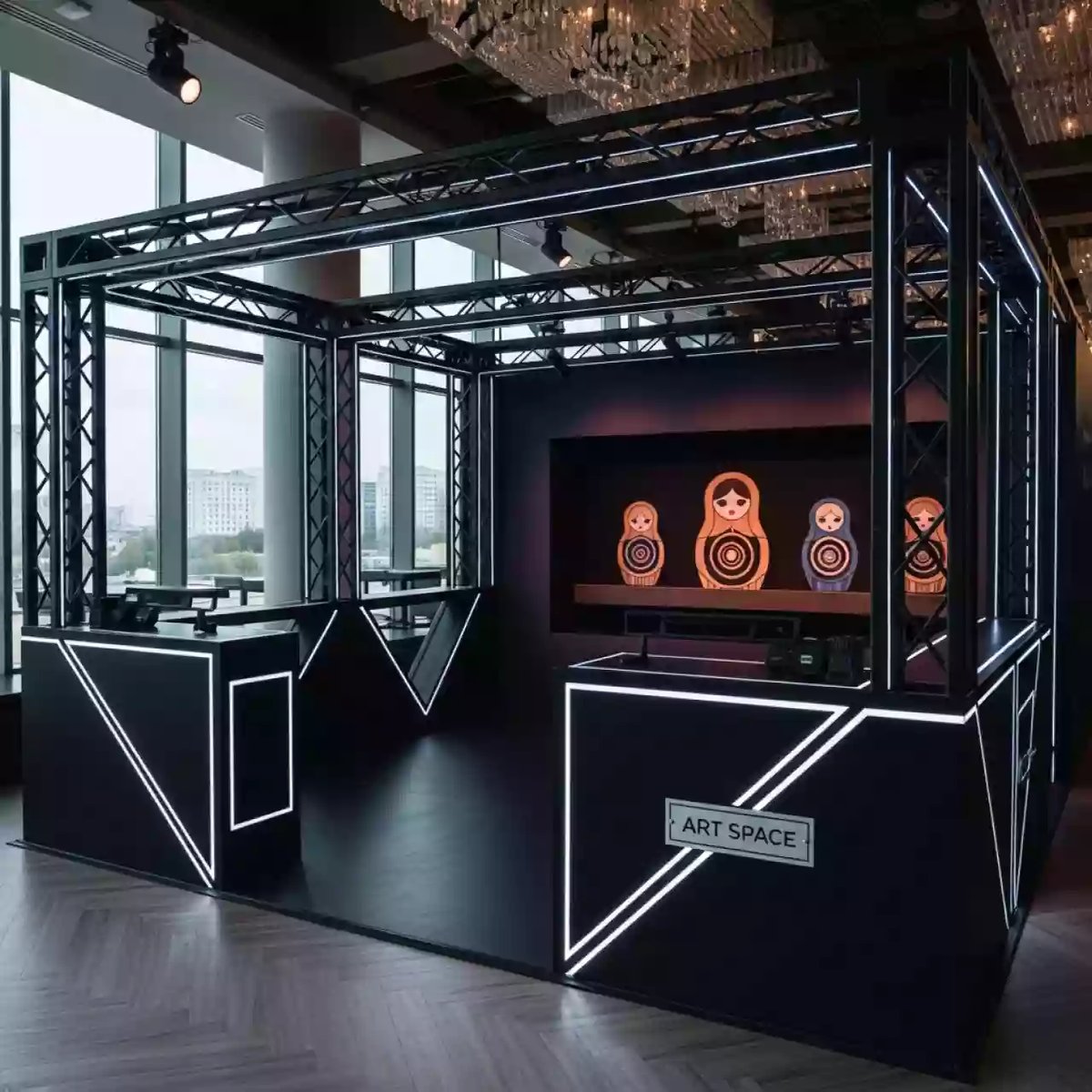 Аренда Тир матрешка в ресторане «Паруса» — ART SPACE