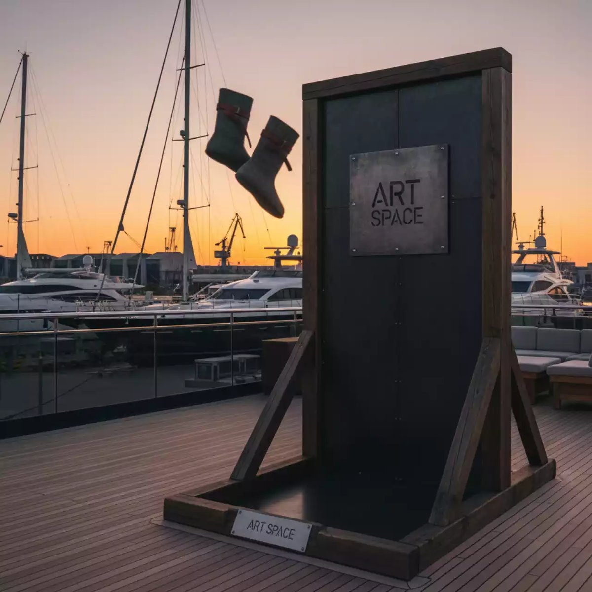 Аренда Тир метание валенок на VIP-яхте (Имеретинский порт) — ART SPACE