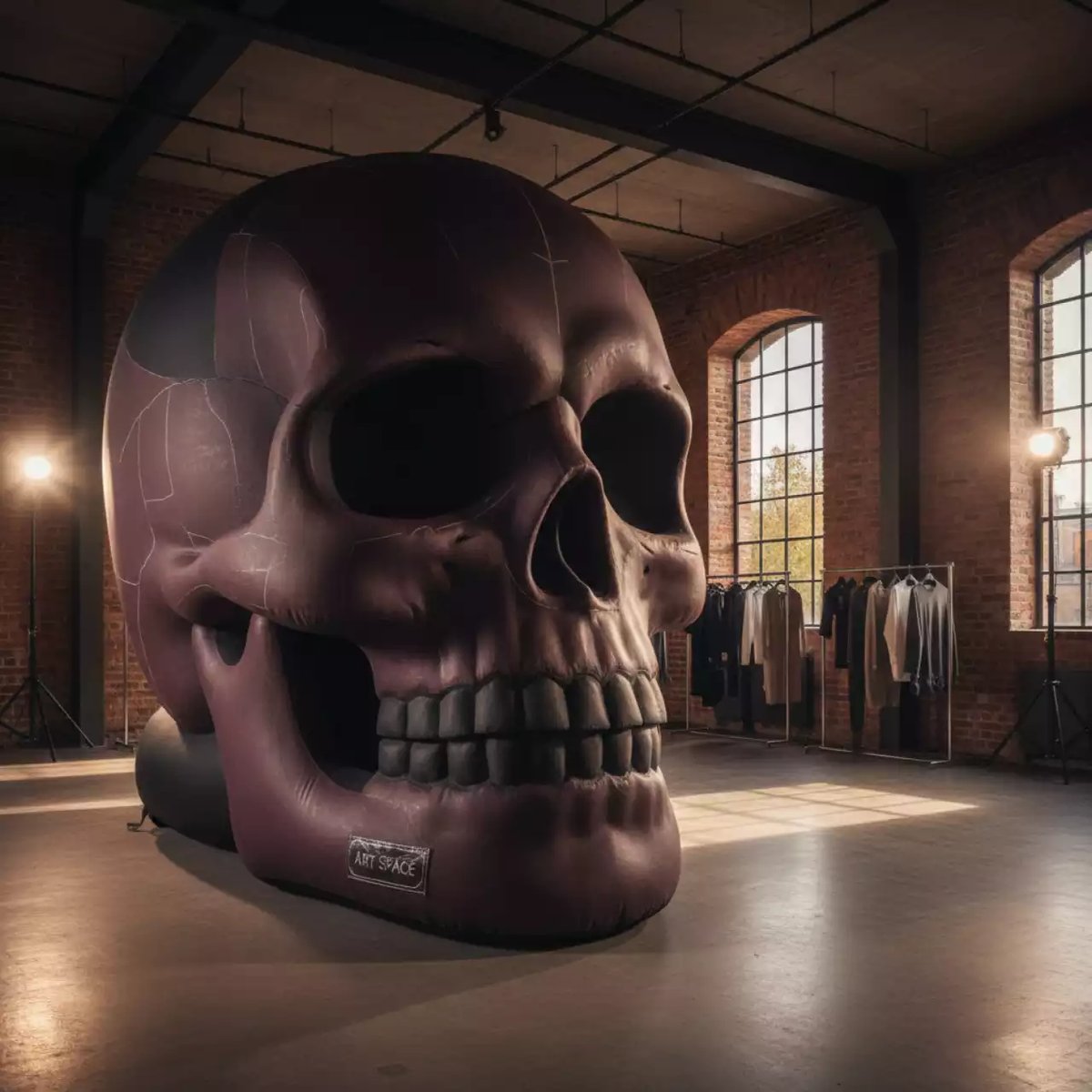 Аренда Тир надувной череп в Mövenpick Hotel — ART SPACE