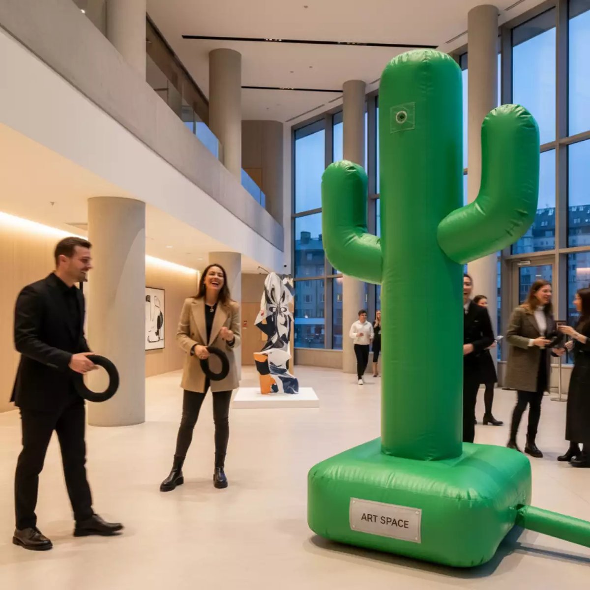 Аренда Тир надувной кактус в Panorama by Mercure — ART SPACE