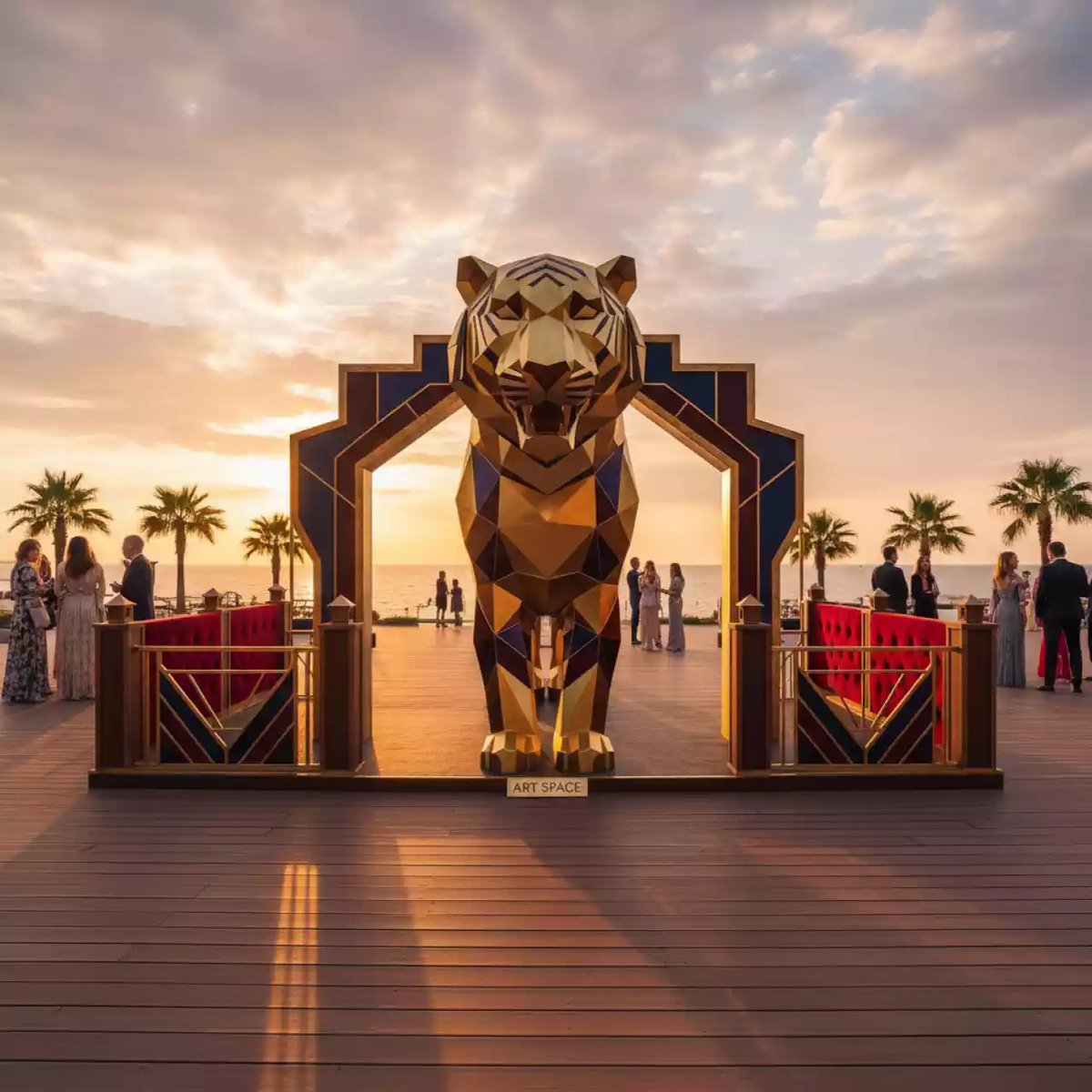 Аренда Тир с тигром на пляжных клубах Хосты — ART SPACE
