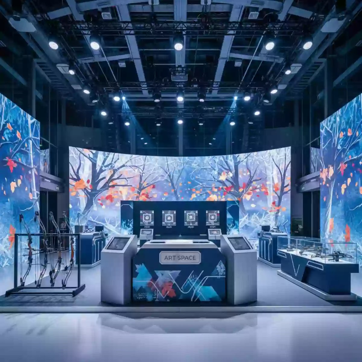 Аренда Тир веселый Морозко в Ледовом дворце «Айсберг» — ART SPACE