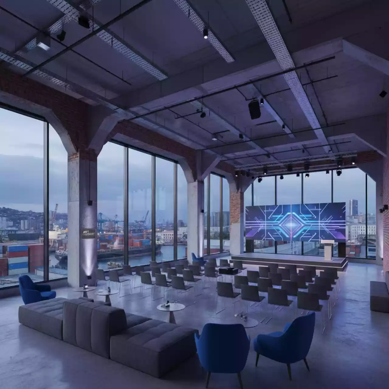 Аренда Титан на территории Морпорта Сочи — ART SPACE