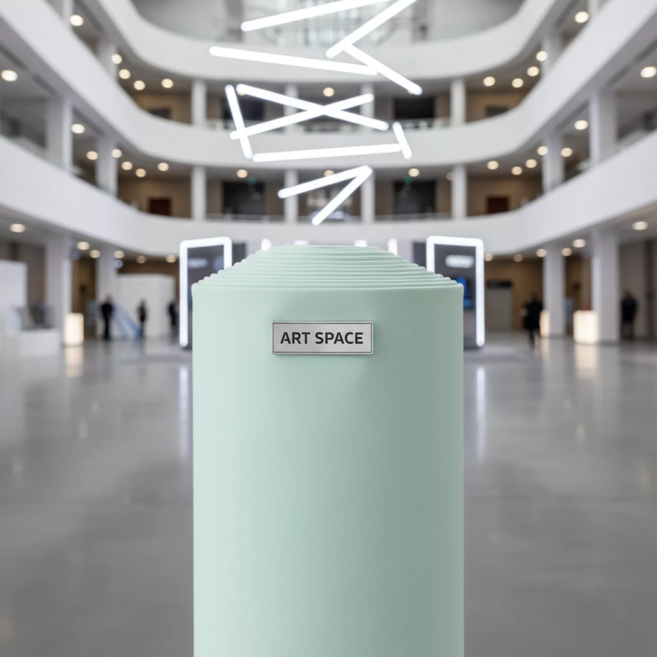 Аренда Ткань мятная 1 м в Зимнем театре — ART SPACE