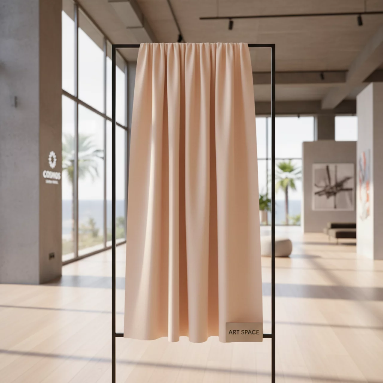 Аренда Ткань персиковая светлая 1 м в Cosmos Sochi Hotel — ART SPACE