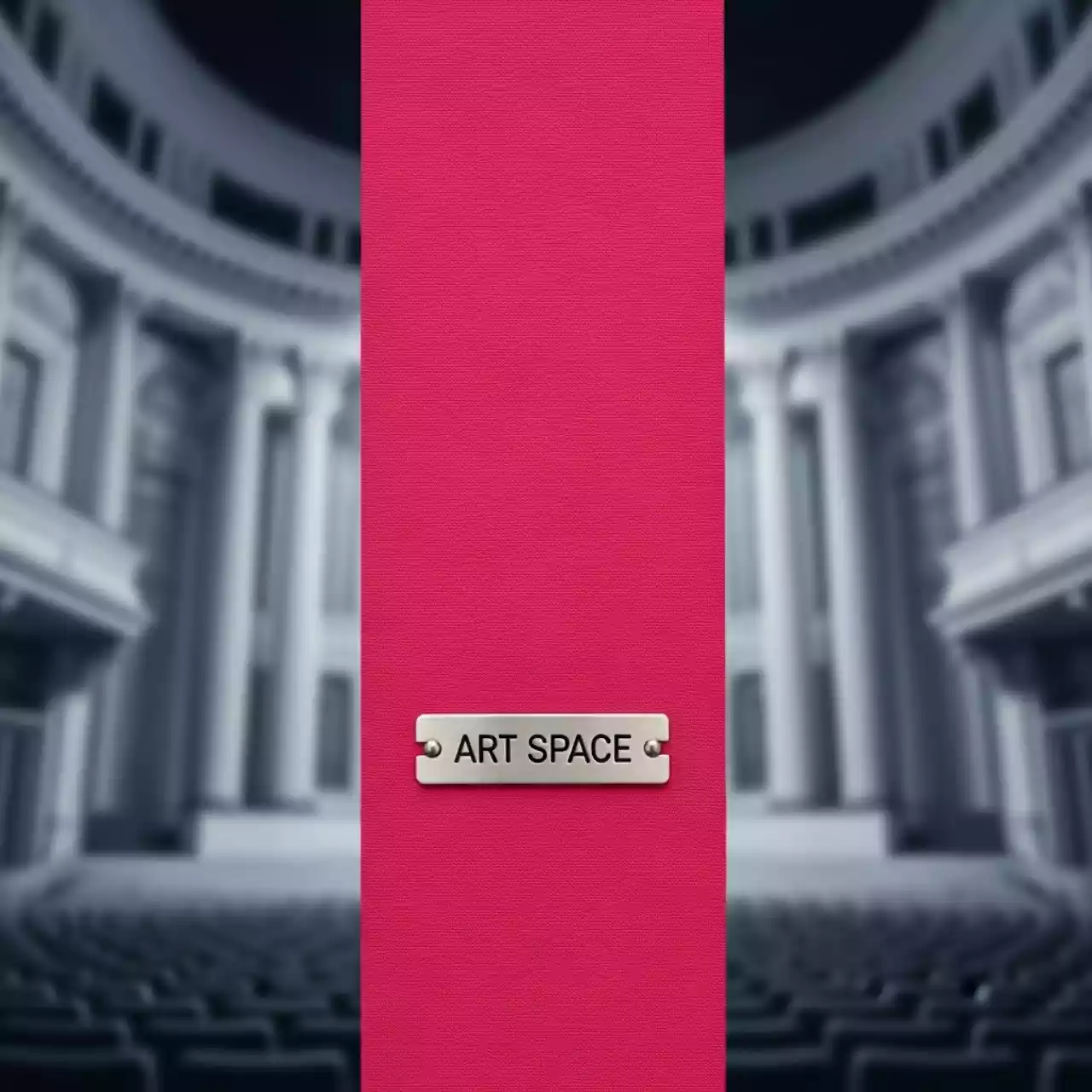 Аренда Ткань ярко розовая 1 м в Зимнем театре — ART SPACE