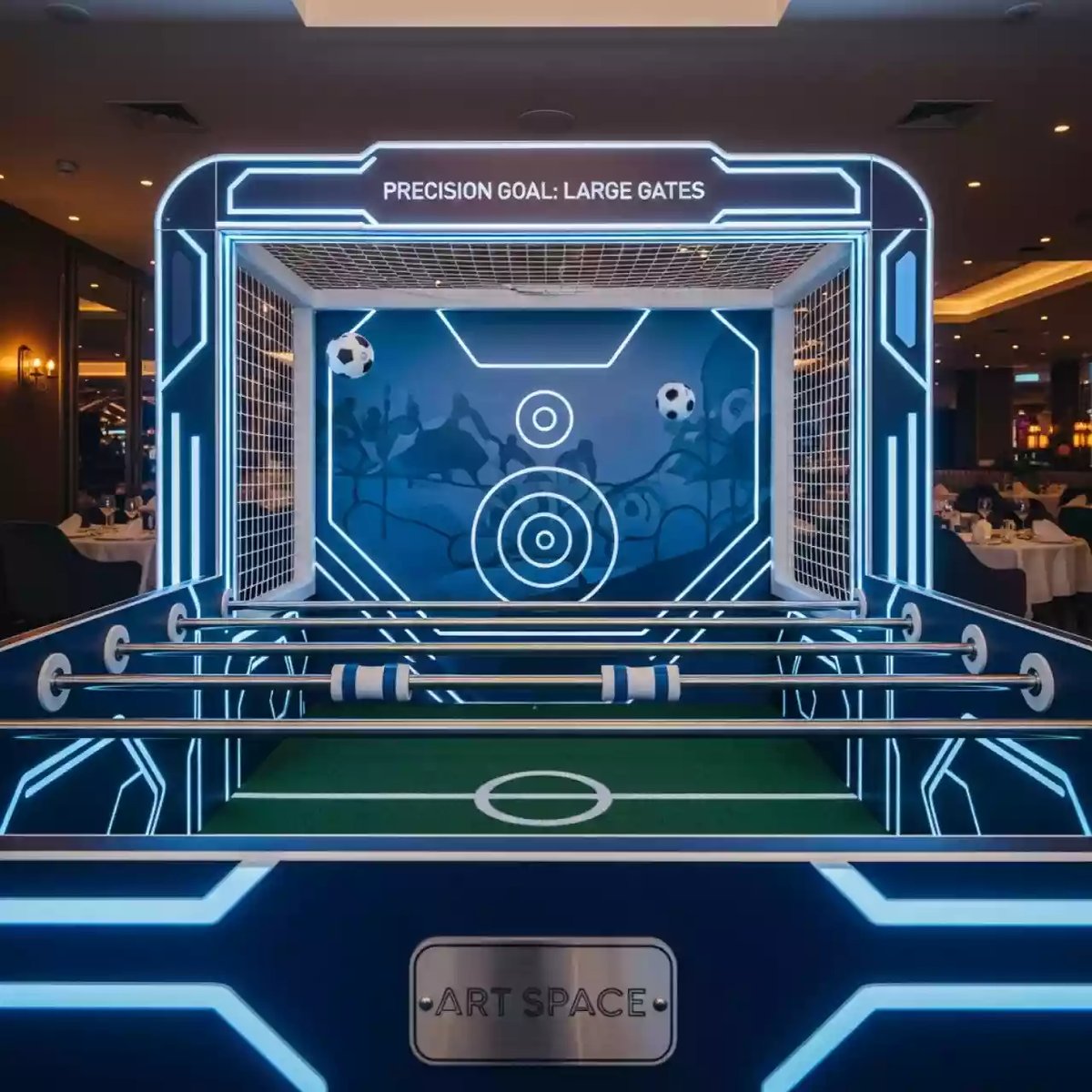 Аренда Точный гол большие ворота в ресторане «Магадан» — ART SPACE