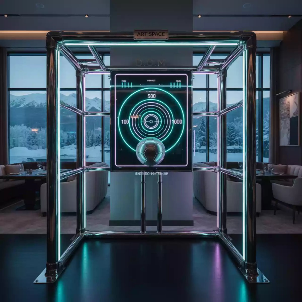Аренда Точный гол гигант в ресторане «D.O.M» — ART SPACE