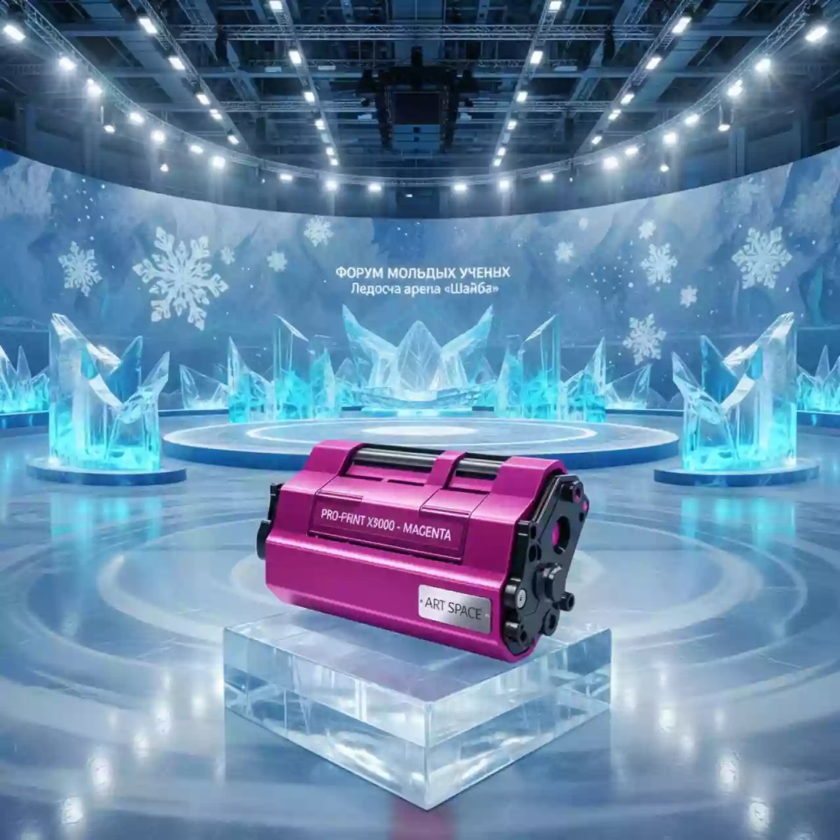 Аренда Тонер ColorWave 3600 Magenta в ледовой арене «Шайба» — ART SPACE