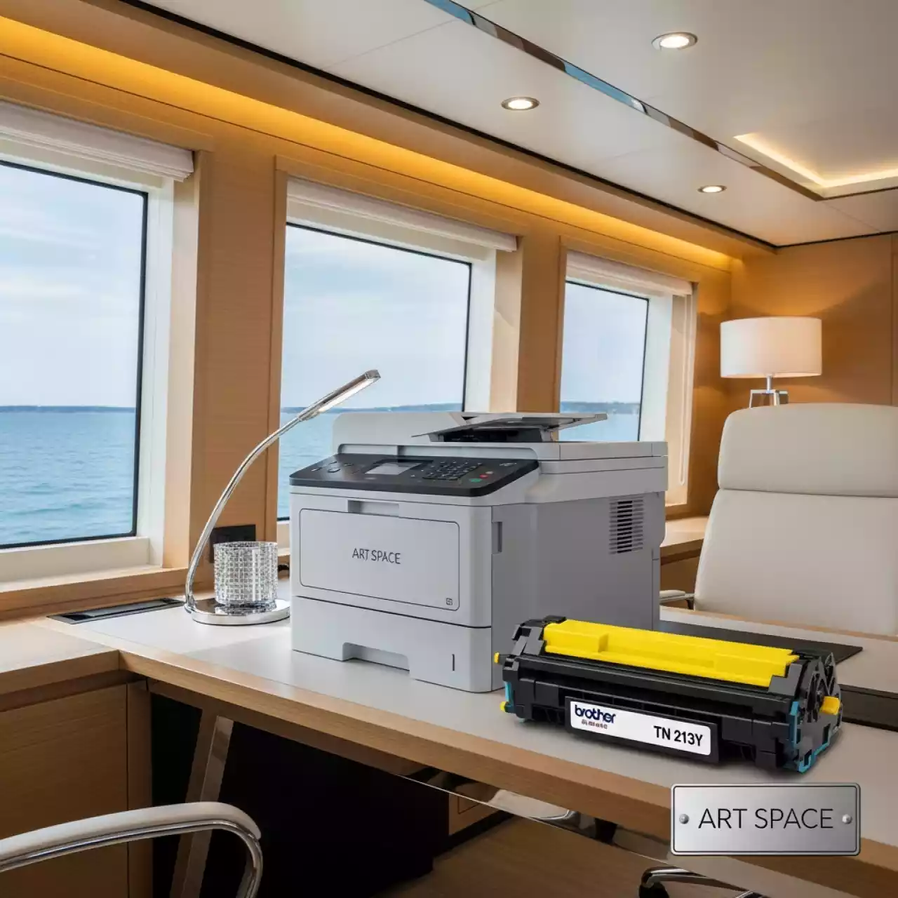 Аренда Тонер картридж Brother TN 213Y повышенной емкости на VIP теплоходе (Морпорт Сочи) — ART SPACE