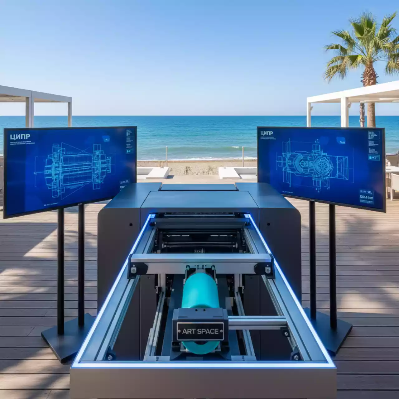 Аренда Тонер картридж Canon C EXV 64 голубой Cyan 25500 страниц на пляжных клубах Хосты — ART SPACE