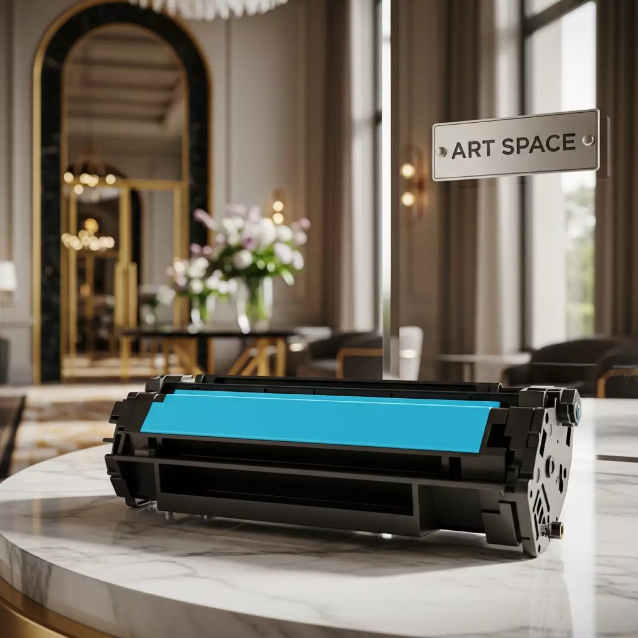 Аренда Тонер картридж Canon T04 голубой в Boutique Hotel PORTUM 1905 — ART SPACE