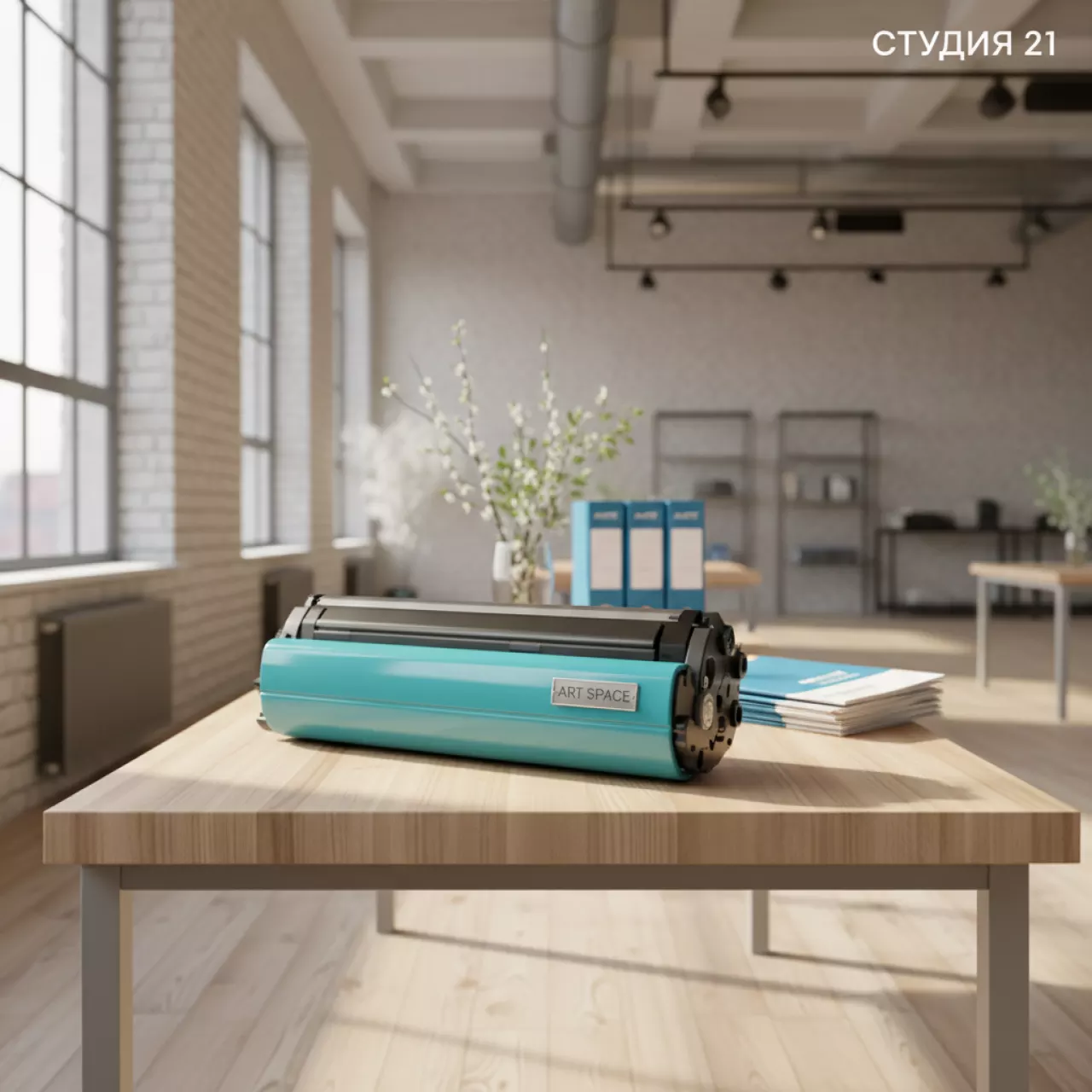 Аренда Тонер картридж cyan Xerox 106R03768 в лофте «Студия 21» — ART SPACE
