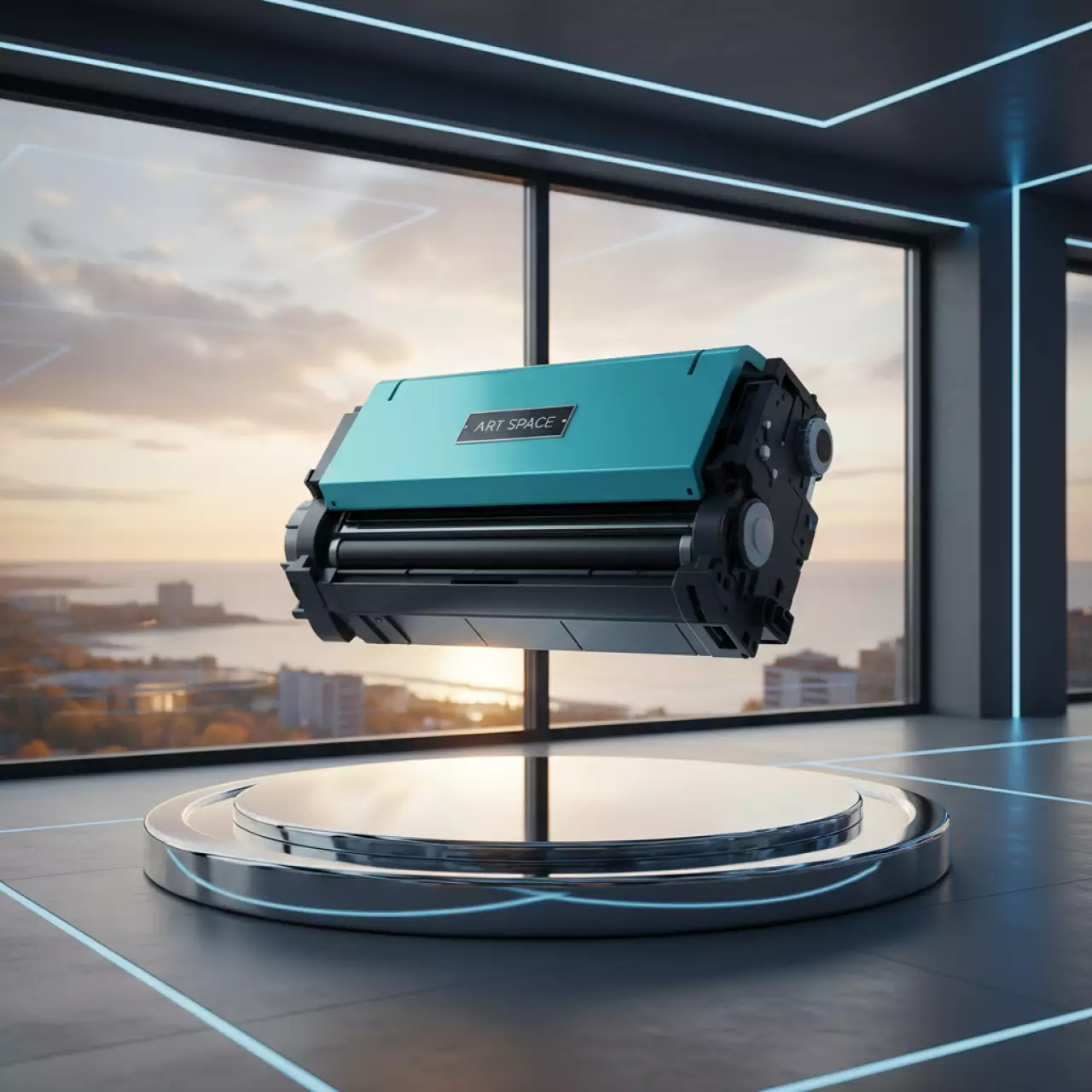 Аренда Тонер картридж голубой Xerox VersaLink C7120 в ресторане «Паруса» — ART SPACE